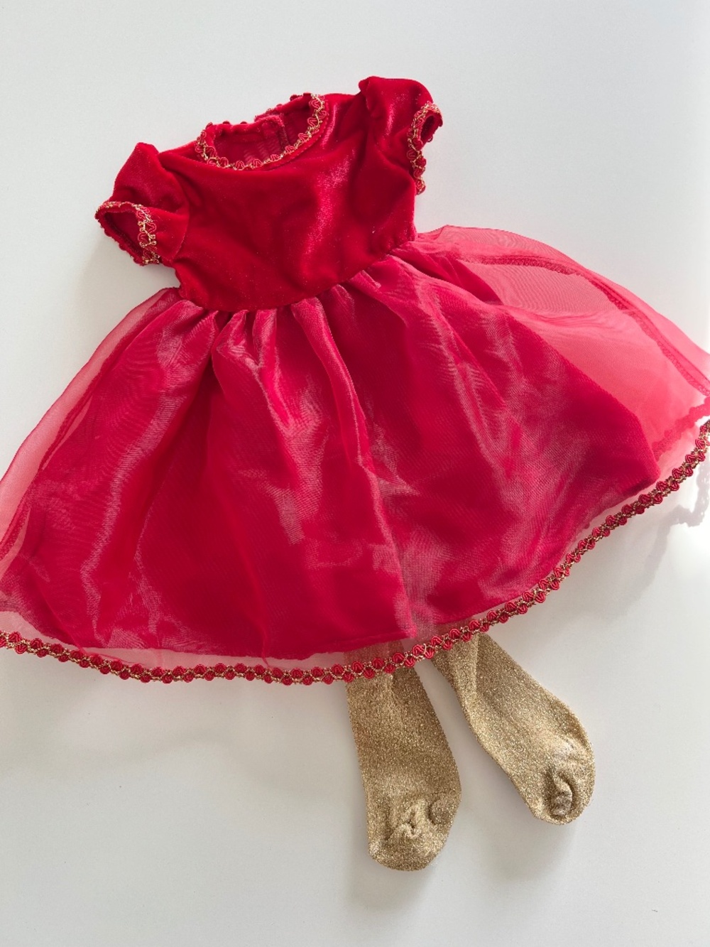 VINTAGE - 1998 Pleasant Company American Girl Holiday Dress - RETIRED